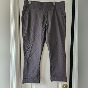 Lee Women's Flex Motion Regular Fit Trouser Pant, Black, Size 14 Short